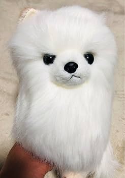 コバヤシぬいぐるみ　犬　ポメラニアン　スピッツ　昭和レトロ　ぬいぐるみ　ホワイト コバヤシぬいぐるみ 犬 ポメラニアン スピッツ 昭和レトロ
